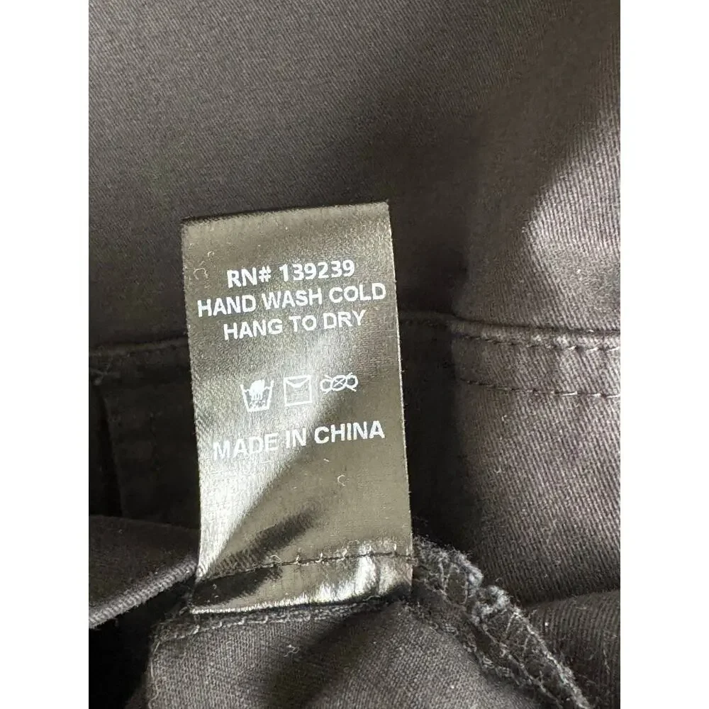Tuckernuck Sydney Cotton Stretch Pocket Shift Mini Dress Black Medium